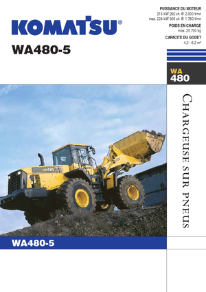 Ładowarki kołowe Komatsu WA480-5