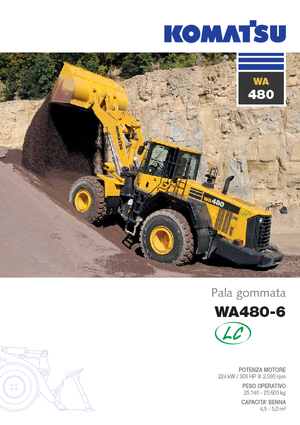 Ładowarki kołowe Komatsu WA480-6