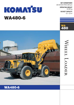 Ładowarki kołowe Komatsu WA480-6