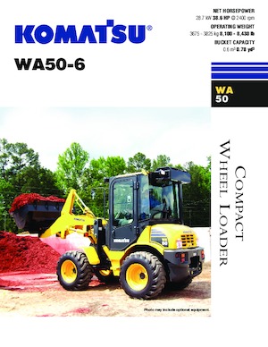 Ładowarki kołowe Komatsu WA 50-6