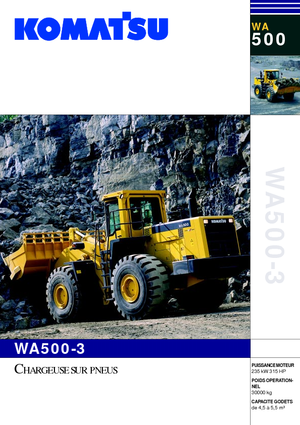 Ładowarki kołowe Komatsu WA500-3
