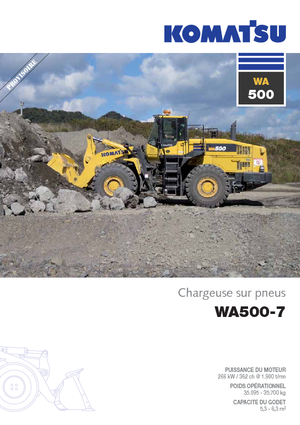 Ładowarki kołowe Komatsu WA500-7