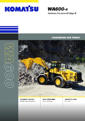 Ładowarki kołowe Komatsu WA600-8E0