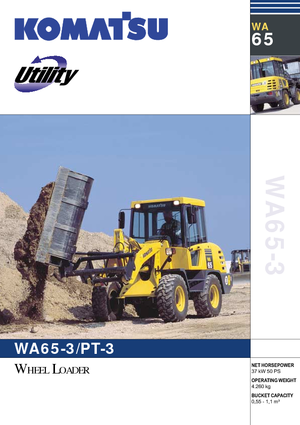 Ładowarki kołowe Komatsu WA65-3