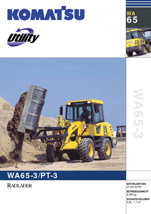 Ładowarki kołowe Komatsu WA65-3