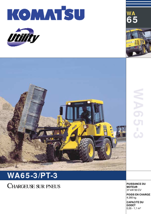 Ładowarki kołowe Komatsu WA65-3
