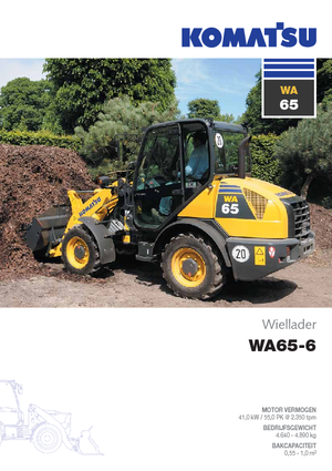 Ładowarki kołowe Komatsu WA65-6