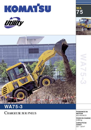 Ładowarki kołowe Komatsu WA75-3 Fleet