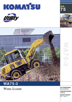 Ładowarki kołowe Komatsu WA75-3