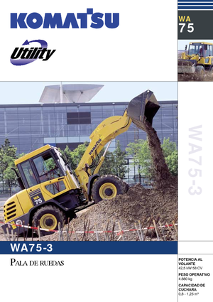 Ładowarki kołowe Komatsu WA75-3
