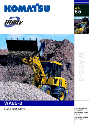 Ładowarki kołowe Komatsu WA85-3