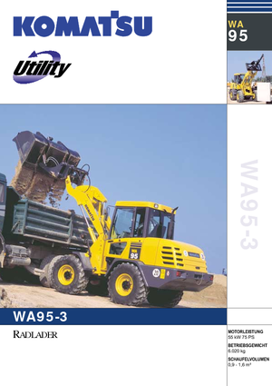 Ładowarki kołowe Komatsu WA90-3
