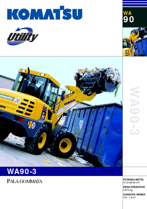 Ładowarki kołowe Komatsu WA90-3