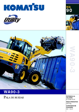 Ładowarki kołowe Komatsu WA90-3