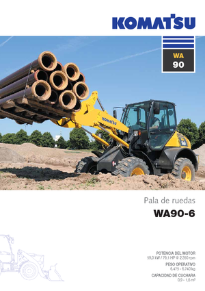 Ładowarki kołowe Komatsu WA90-6