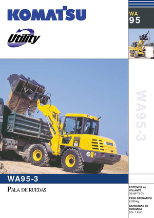 Ładowarki kołowe Komatsu WA95-3