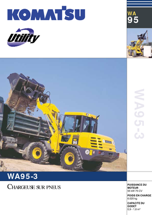 Ładowarki kołowe Komatsu WA95-3