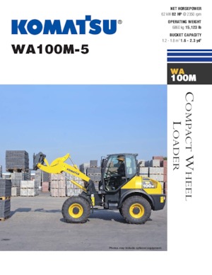 Ładowarki kołowe Komatsu WA100M-5