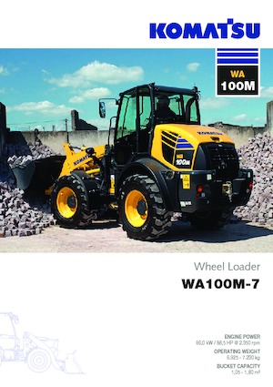 Ładowarki kołowe Komatsu WA100M-7