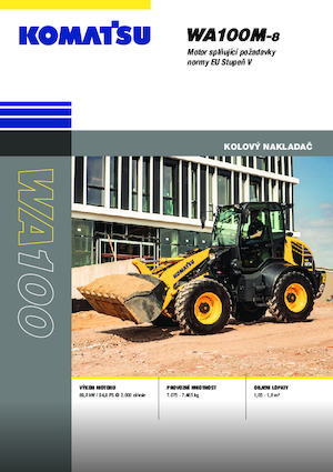 Ładowarki kołowe Komatsu WA100M-8E0