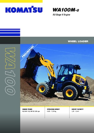 Ładowarki kołowe Komatsu WA100M-8E0