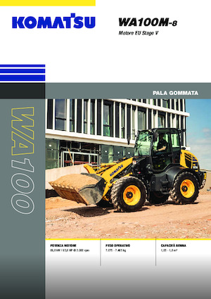 Ładowarki kołowe Komatsu WA100M-8E0