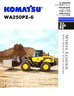 Ładowarki kołowe Komatsu WA250PZ-6