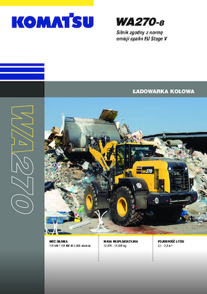 Ładowarki kołowe Komatsu WA270-8E0