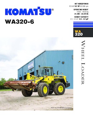 Ładowarki kołowe Komatsu WA320-6