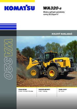 Ładowarki kołowe Komatsu WA320-8E0