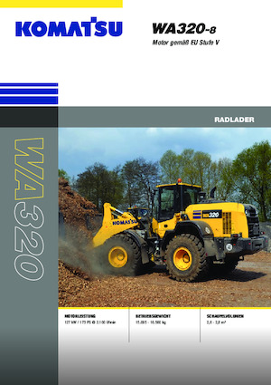 Ładowarki kołowe Komatsu WA320-8E0