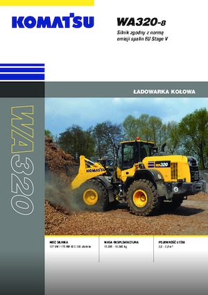 Ładowarki kołowe Komatsu WA320-8E0