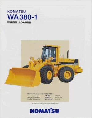 Ładowarki kołowe Komatsu WA380-1