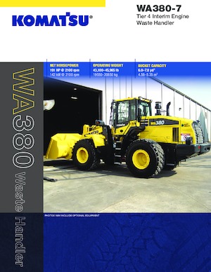 Ładowarki kołowe Komatsu WA380-7