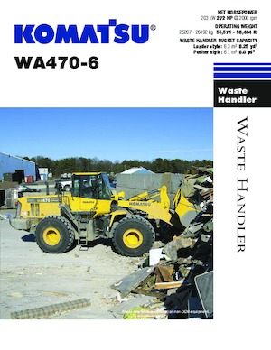 Ładowarki kołowe Komatsu WA470-6