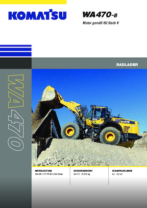 Ładowarki kołowe Komatsu WA470-8E0