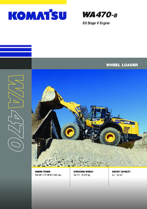 Ładowarki kołowe Komatsu WA470-8E0