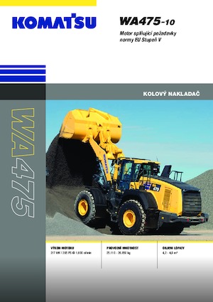 Ładowarki kołowe Komatsu WA475-10E0