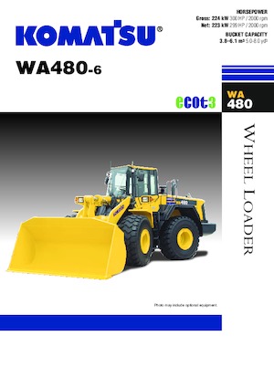 Ładowarki kołowe Komatsu WA480-6A