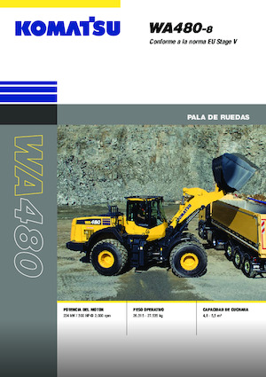 Ładowarki kołowe Komatsu WA480-8E0
