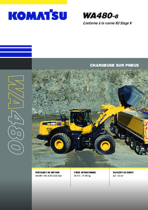 Ładowarki kołowe Komatsu WA480-8E0