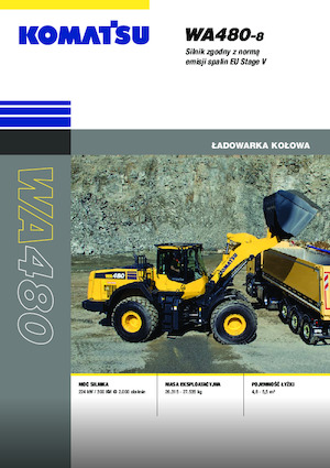 Ładowarki kołowe Komatsu WA480-8E0