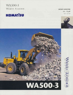 Ładowarki kołowe Komatsu WA500-3