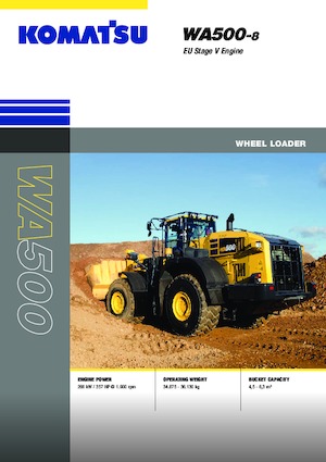 Ładowarki kołowe Komatsu WA500-8