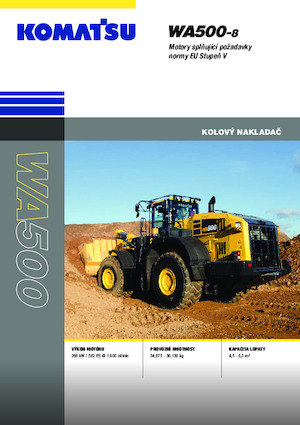 Ładowarki kołowe Komatsu WA500-8E0