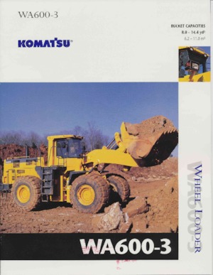 Ładowarki kołowe Komatsu WA600-3