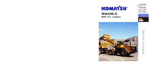 Ładowarki kołowe Komatsu WA600-6