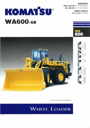 Ładowarki kołowe Komatsu WA600-6R