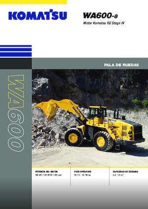 Ładowarki kołowe Komatsu WA600-8