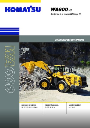 Ładowarki kołowe Komatsu WA600-8